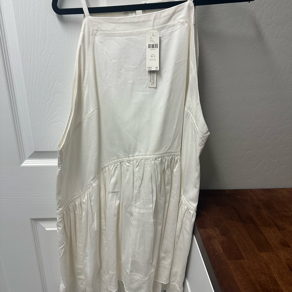 Anthropologie Women’s Cream Petite Dress